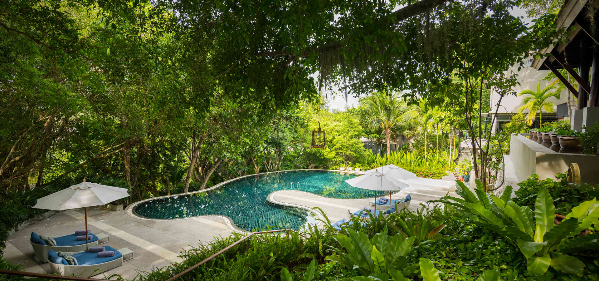 phuket | Anantara Layan Phuket Resort Swimming Pool Hillside Pool through the Greenery Sitecore 1920x900 1920x900 1