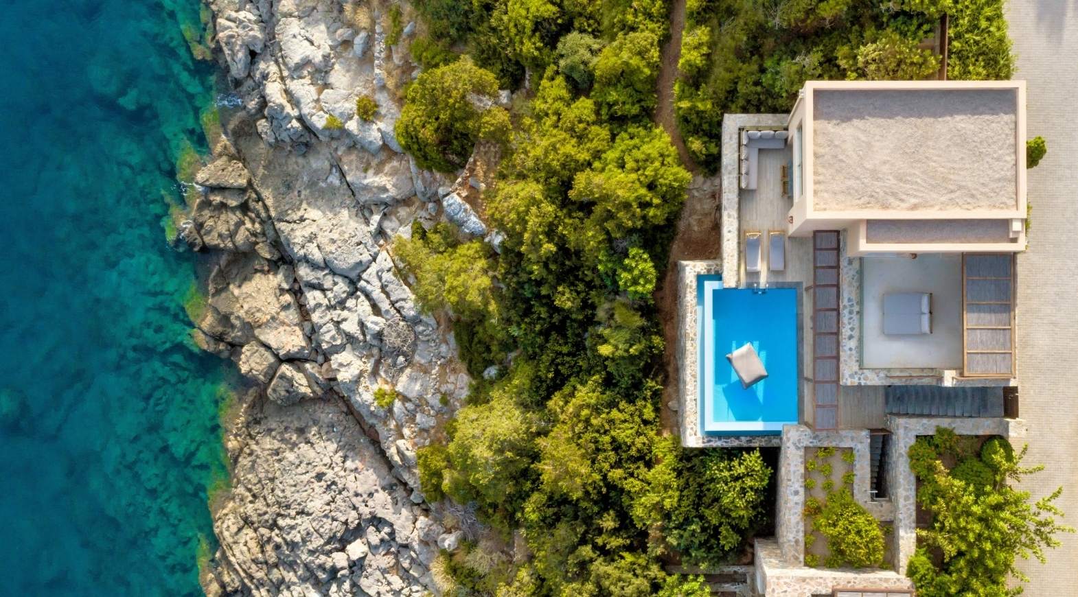 Longevity Hotel Dios Cove Aerial