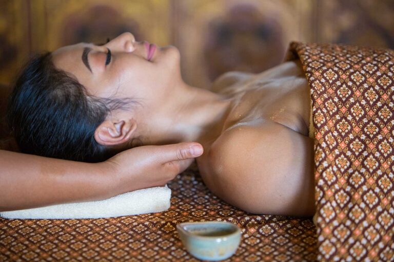 Massage mit oil