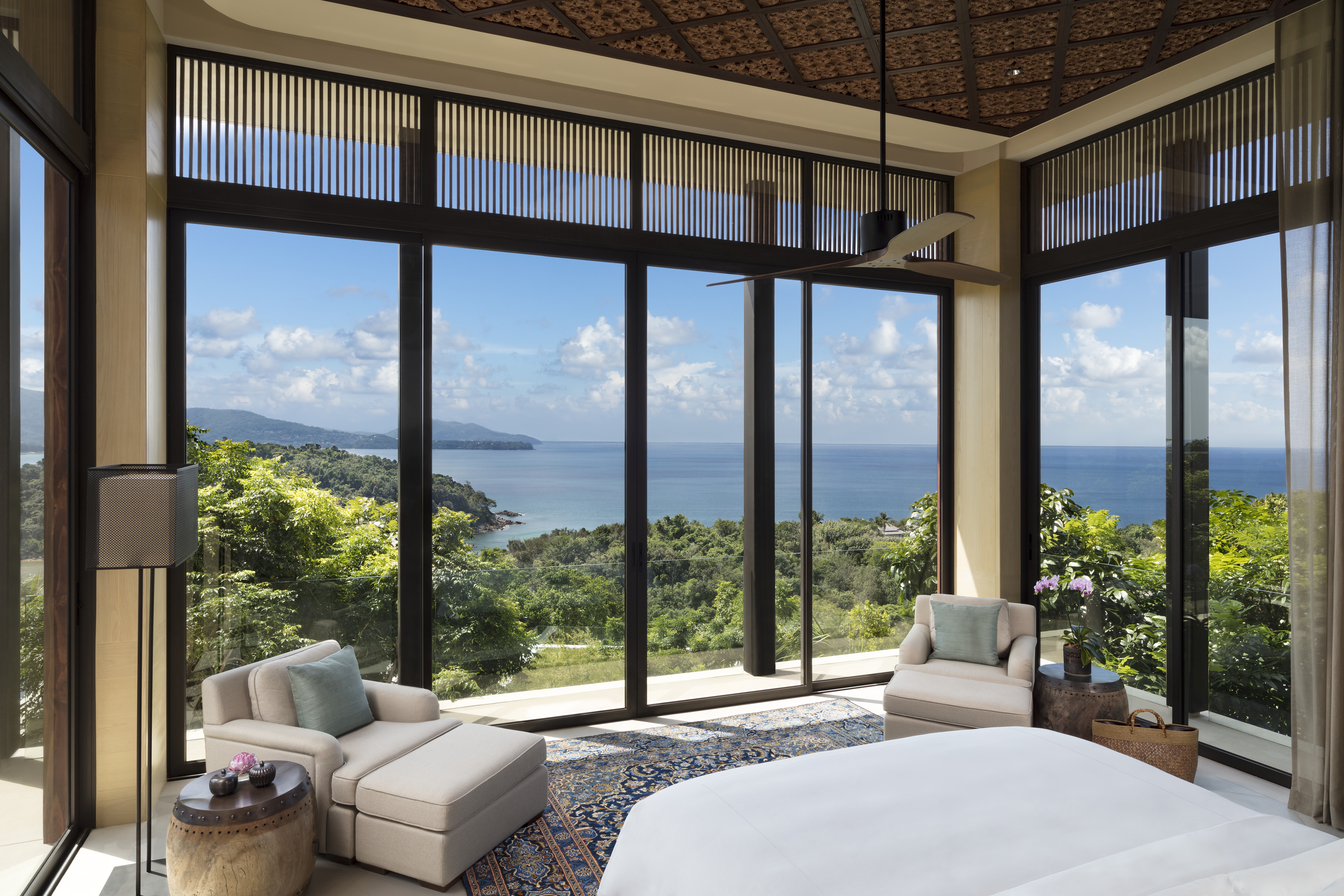 phuket | longevity travel Layan Residences By Anantara Guest room Bedroom with Ocean View