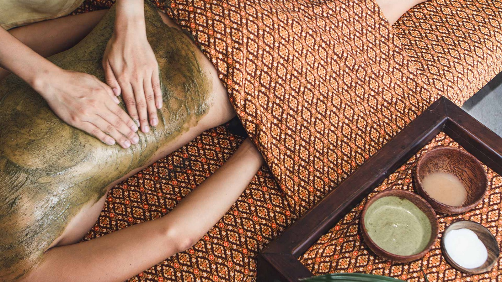 Renewing | longevity travel herbal body scrub wrap therapy