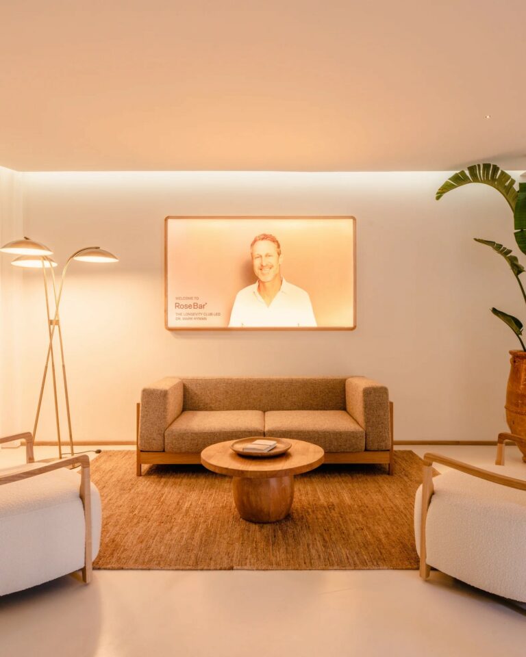 Biohacking | longevity travel six senses ibiza RoseBar reception