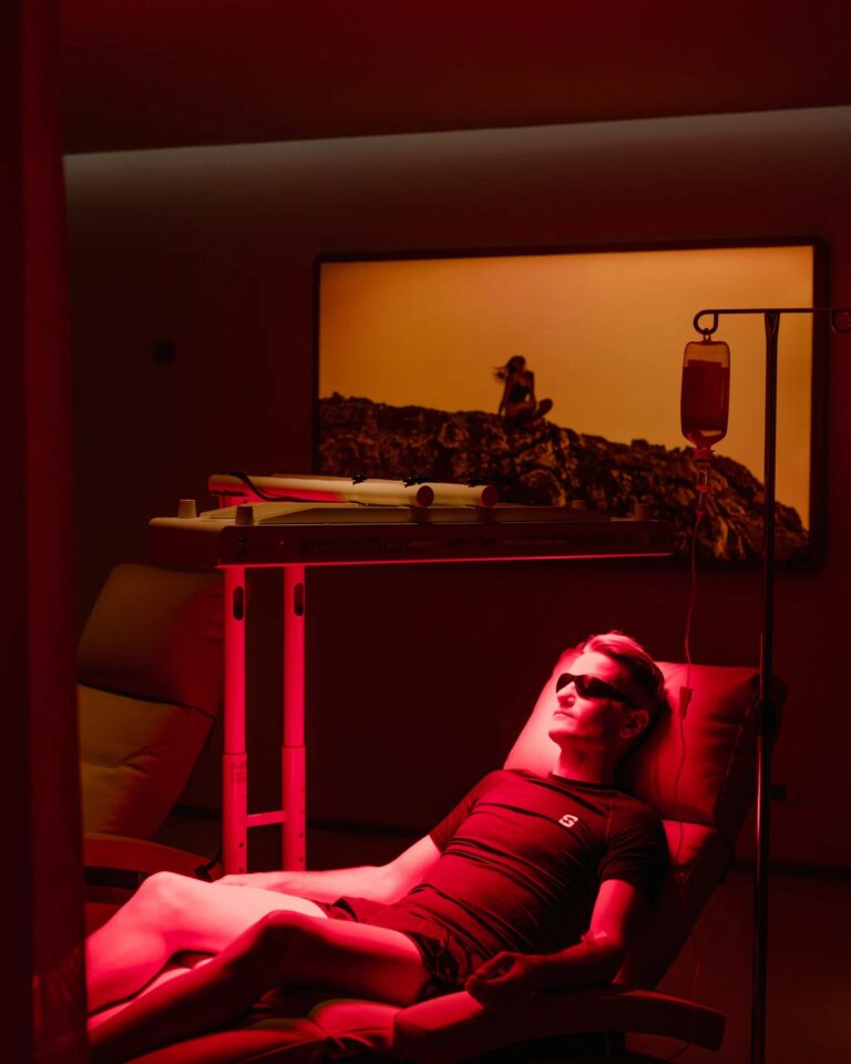 Biohacking | longevity travel six senses ibiza RoseBar red light therapy