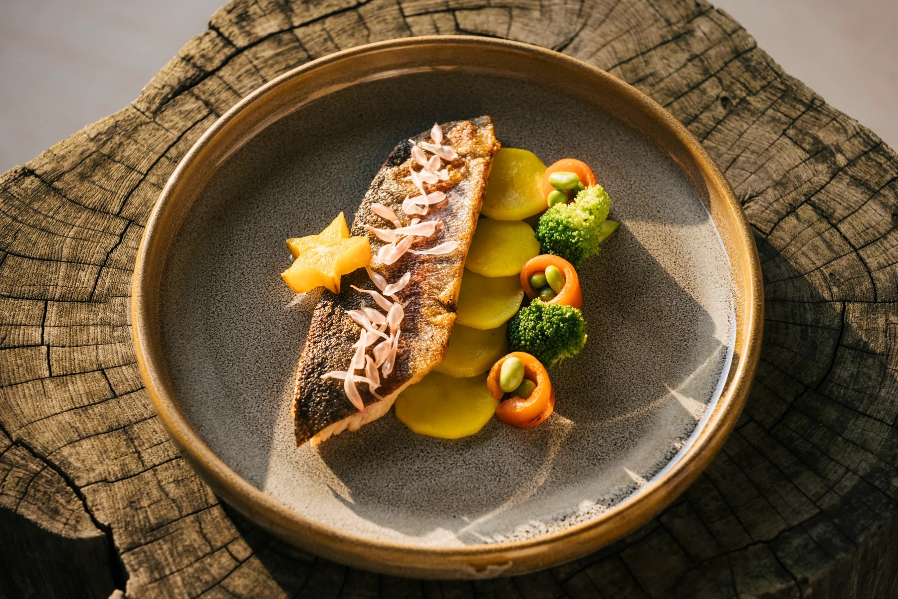fisch on plate